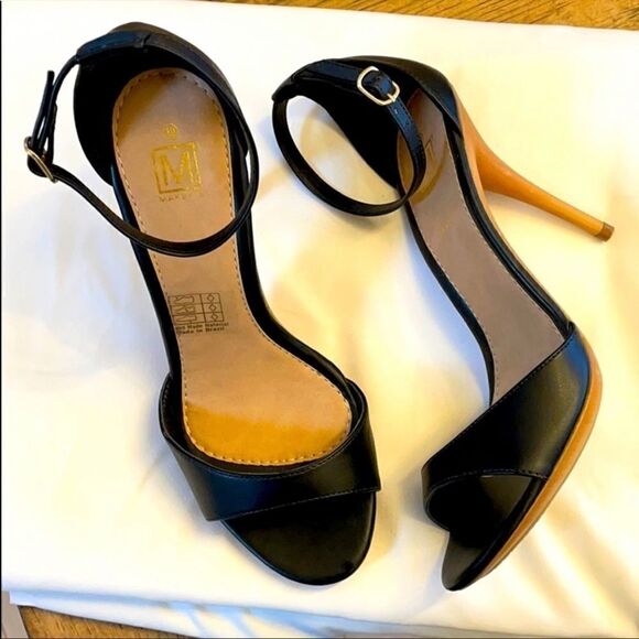MAKER’S ANKLE WRAP STILETTO HEELS. NEW - Picture 4 of 9
